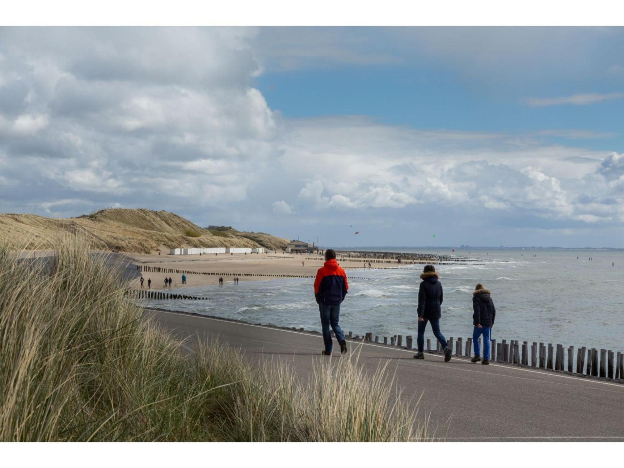 With Terrace Near The Westkapelle